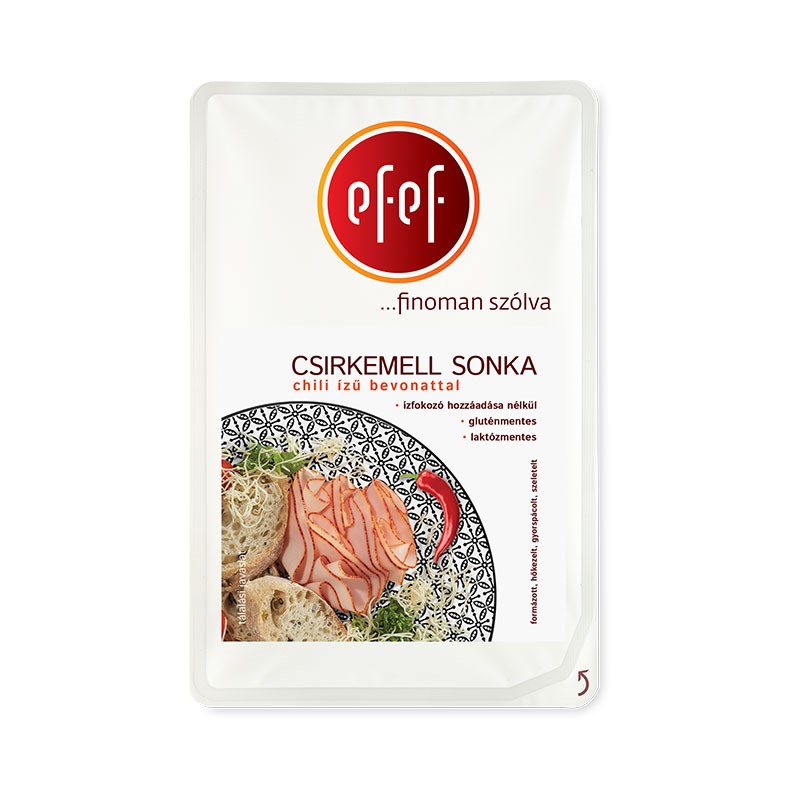 eFeF csirkemell sonka chili ízű bevonattal 100g